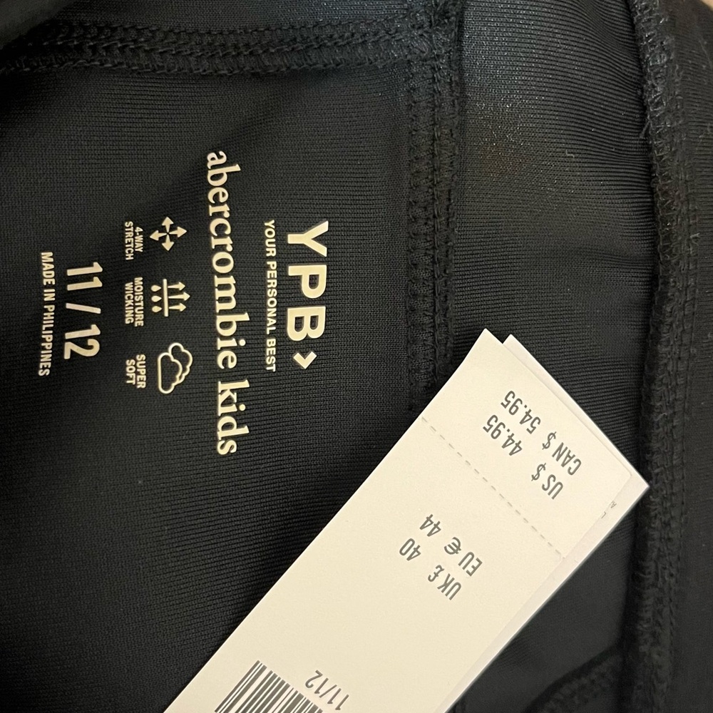 Abercrombie Kids Charcoal Leggings